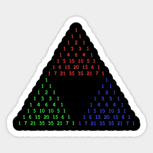 pascal's triangle Sticker